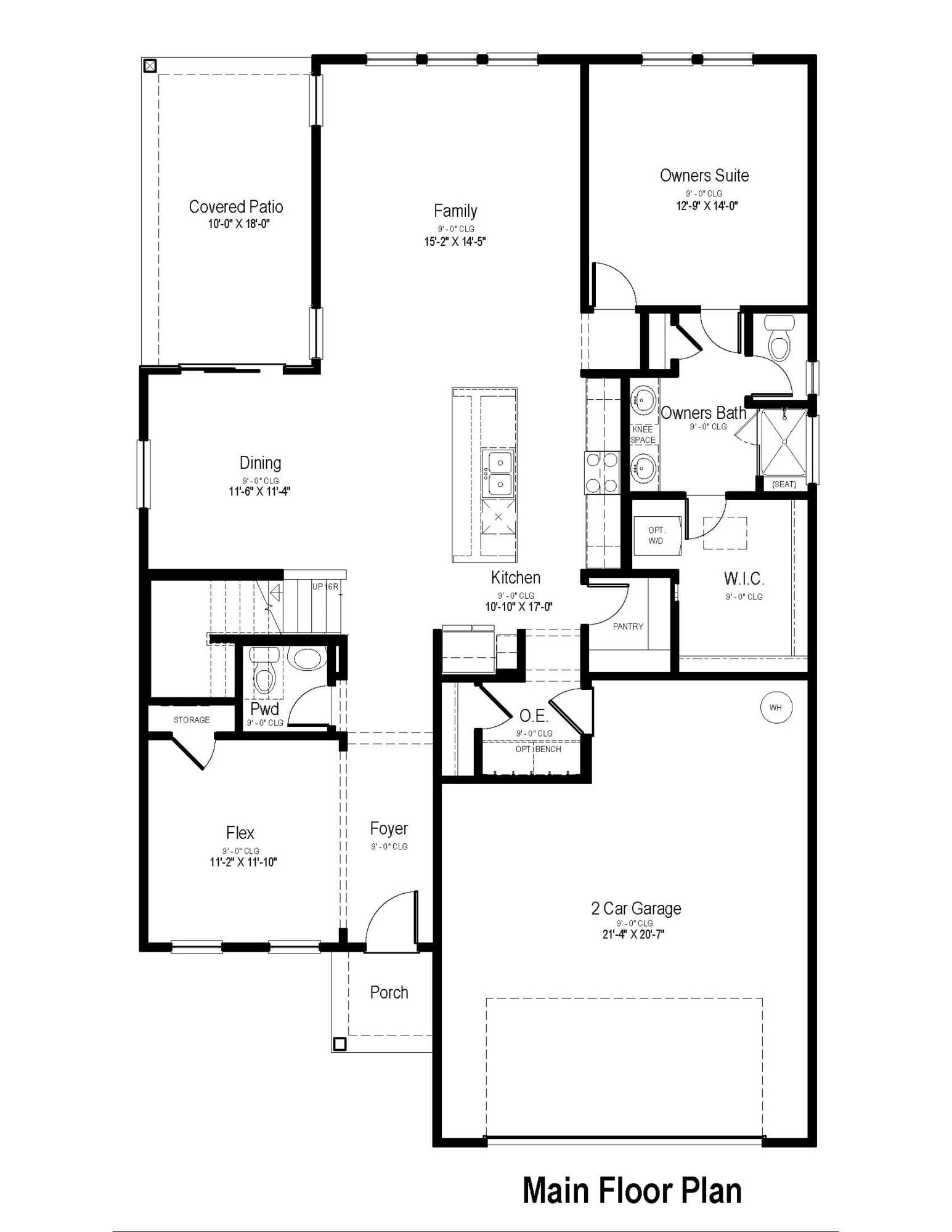 The Valley View: 4 Bed / 2.5 Bath SFH Floor Plan For Sale in New ...