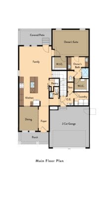 The Hazel Floorplan Main Floor Available Homes Aspen View Homes Colorado Springs